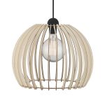 Nordlux Suspension luminaire Chino 40 E27 Brun - Bois | Max. 60W