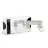 D'Lite Plafond Spot Clio Aluminium Blanc Inclinable| Convient pour 2x GU10