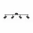 Nordlux Boston Plafonnier 4-rail Métal Noir | Convient pour 4x GU10