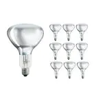 Lot 10x Philips BR125 IR 250W E27 230-250V Claire