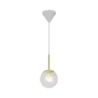 Nordlux Chisell 15 Pendelarmatuur Metaal en Glas Messing | Geschikt voor E14